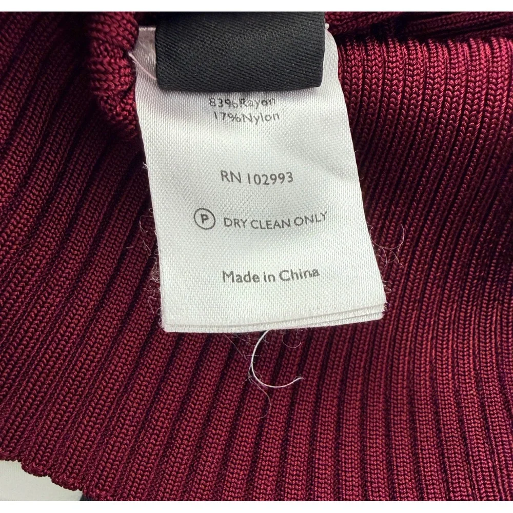 Adam Lippes x RTR Geo Knit Midi Dress Size S SEE FLAW